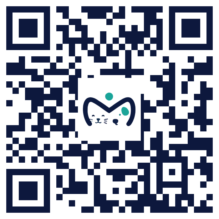Código QR conceptual del perfil de Luna